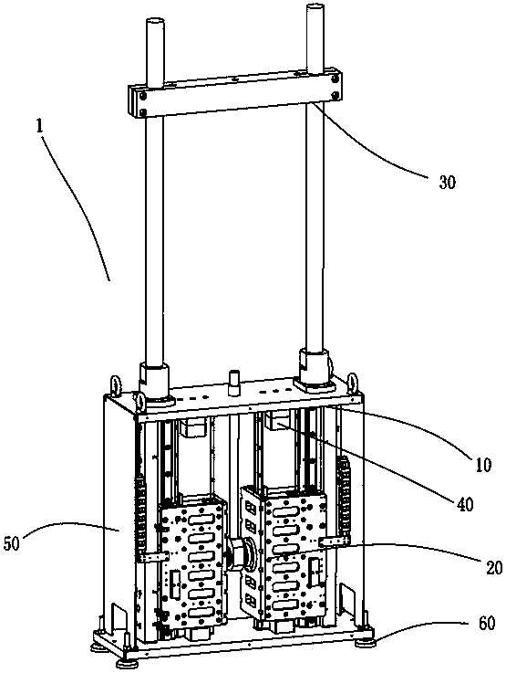 Electric linear vibration platform