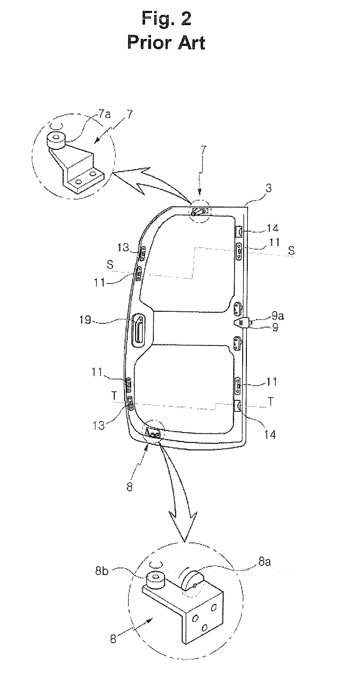 Sliding door safety device for heavy construction equipment