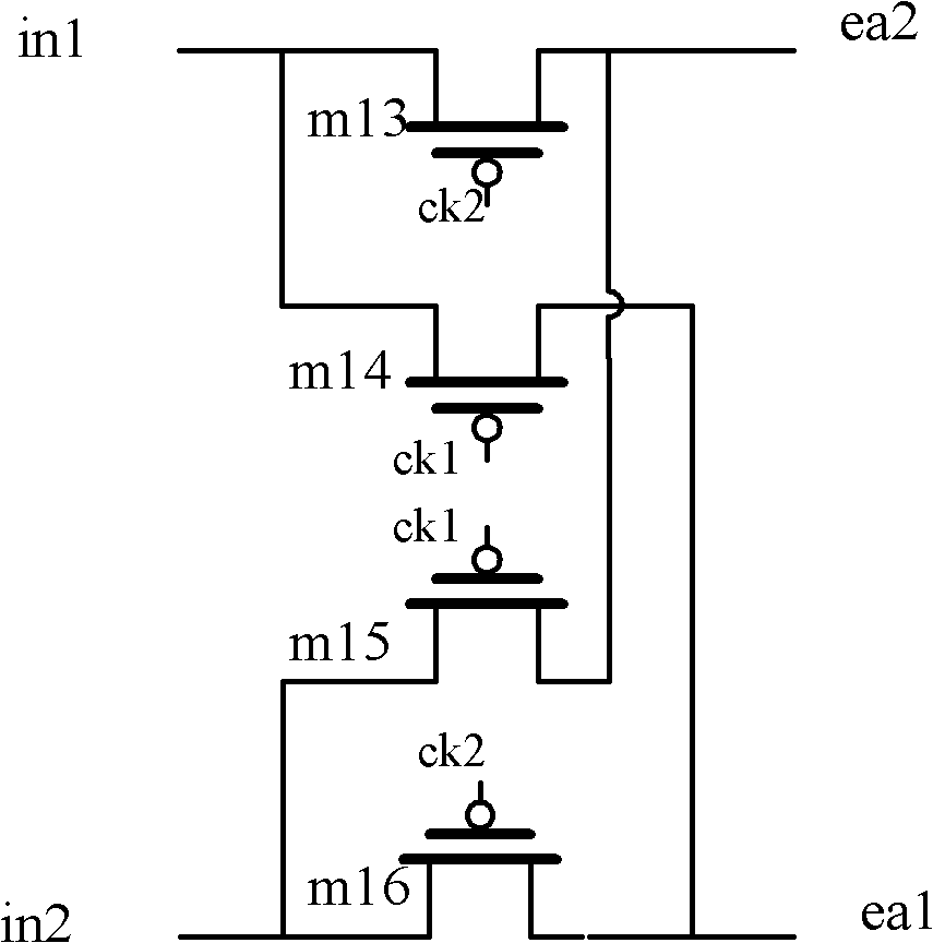 Circuit structure for reducing input offset voltage of two-stage operational amplifier