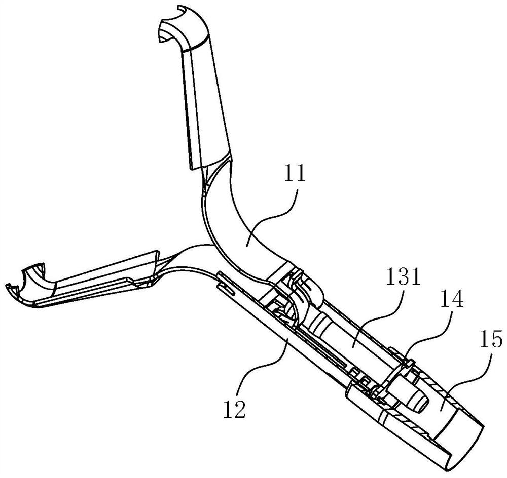 Tissue clamping device for endoscope