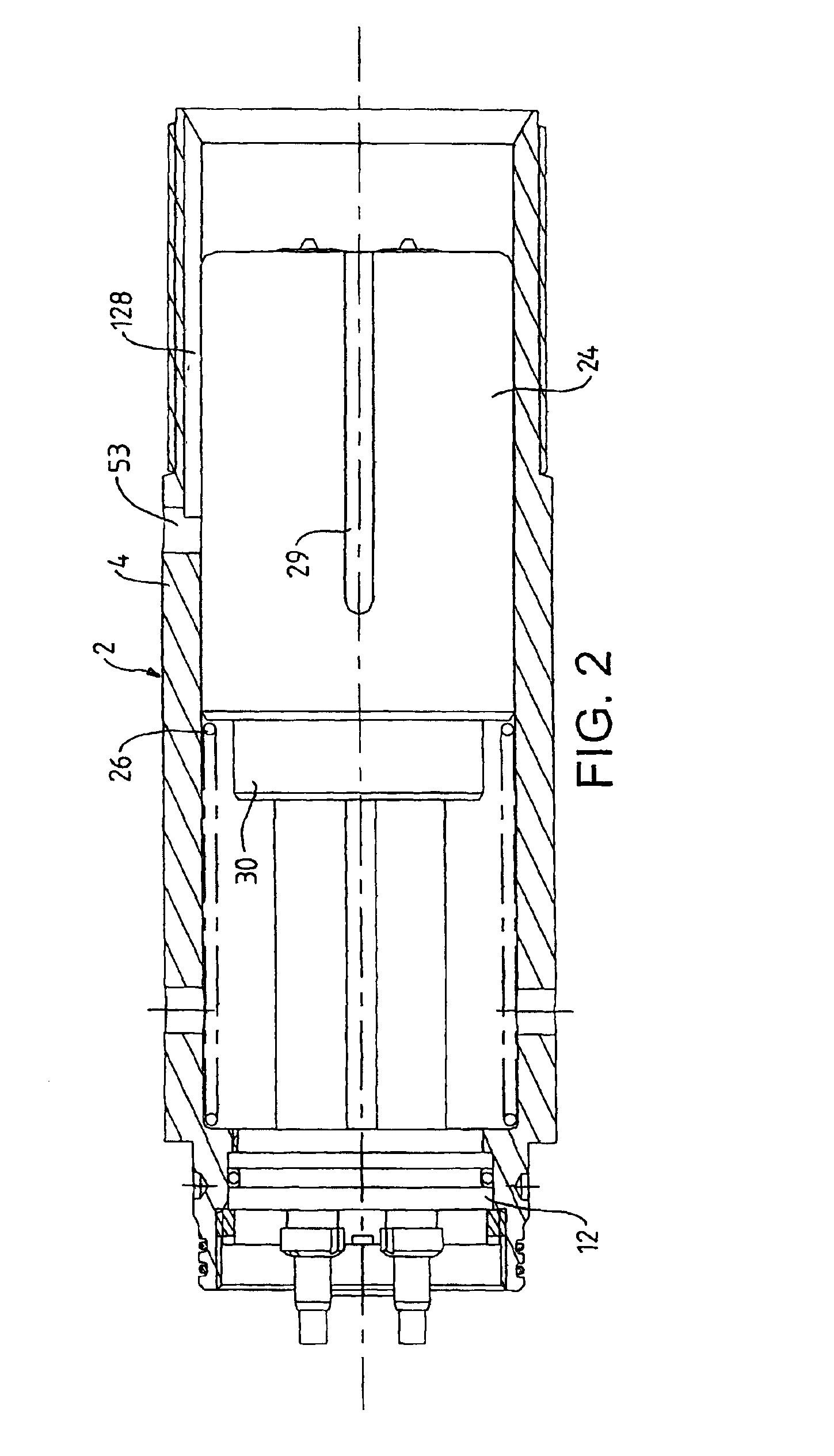 Connector for making an optical connection underwater