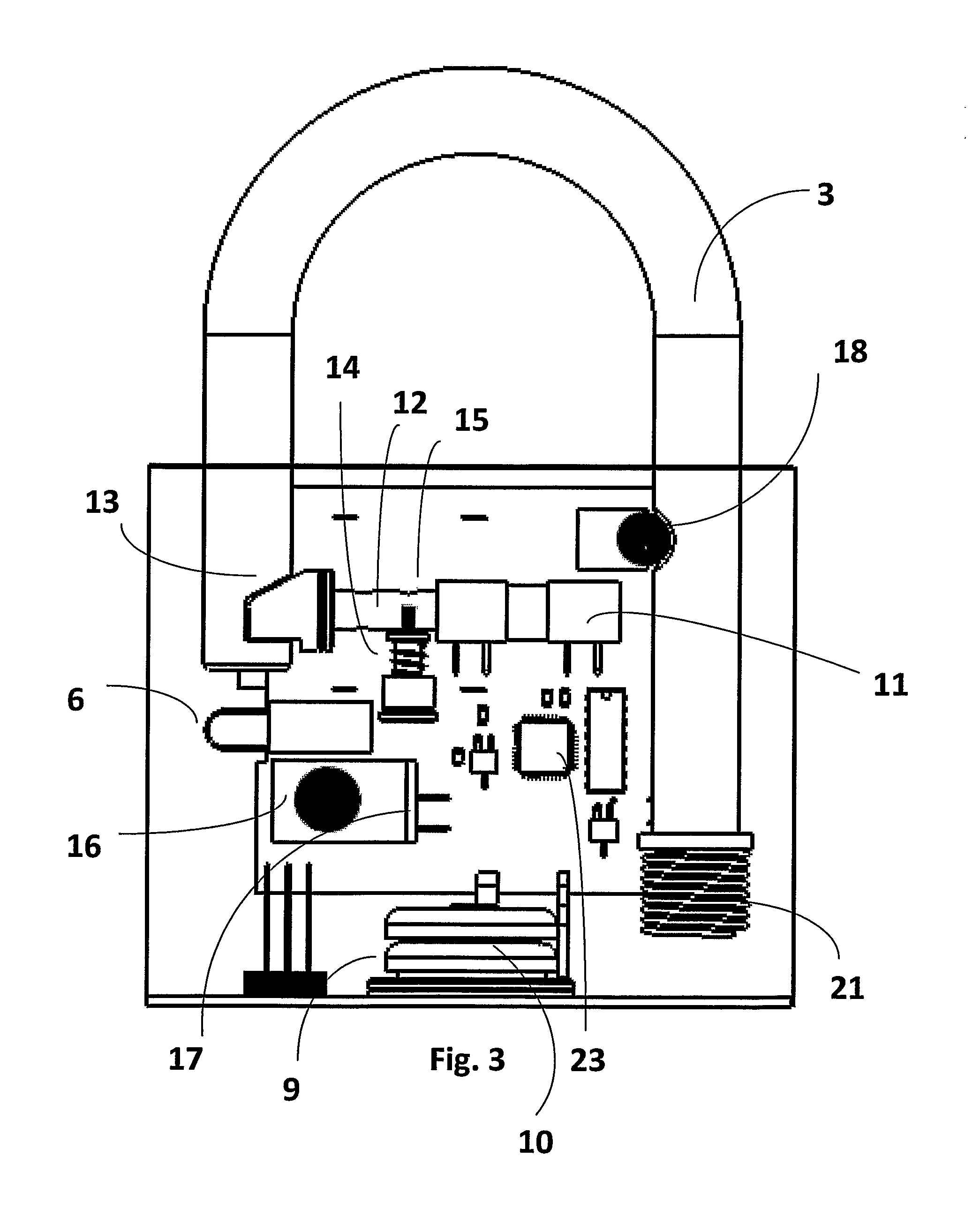 Electronic combination lock