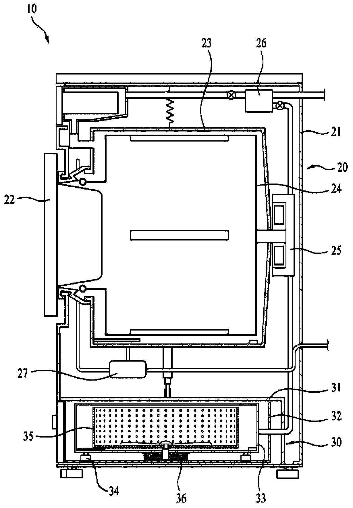 Auxiliary washing machine and clothes treatment apparatus using the same