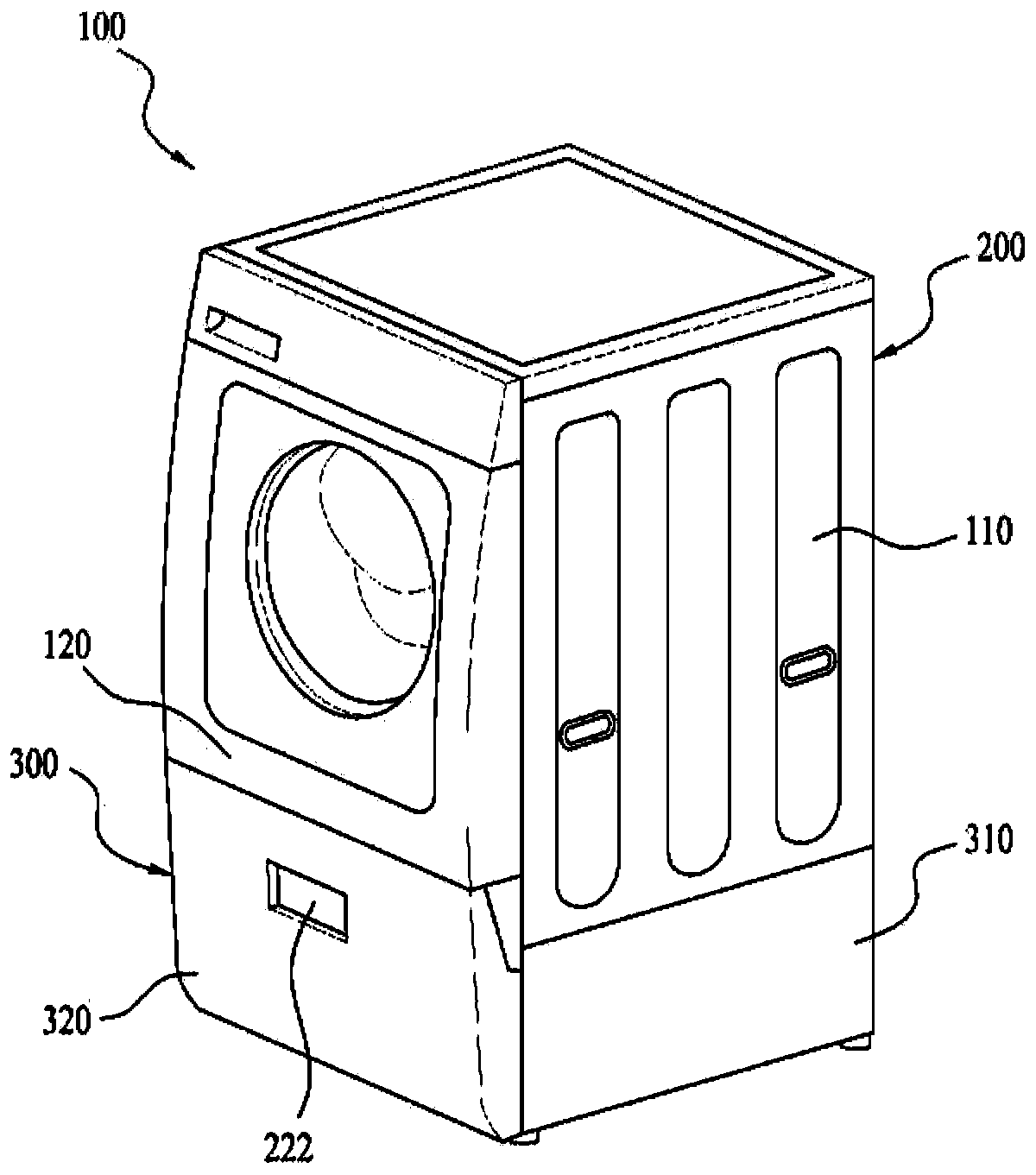 Auxiliary washing machine and clothes treatment apparatus using the same