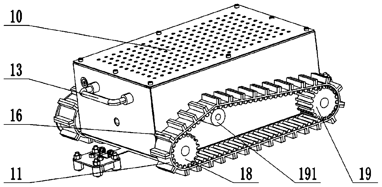 Ultrasonic phased array weld joint detection magnetic adsorption wall-climbing robot and working method thereof