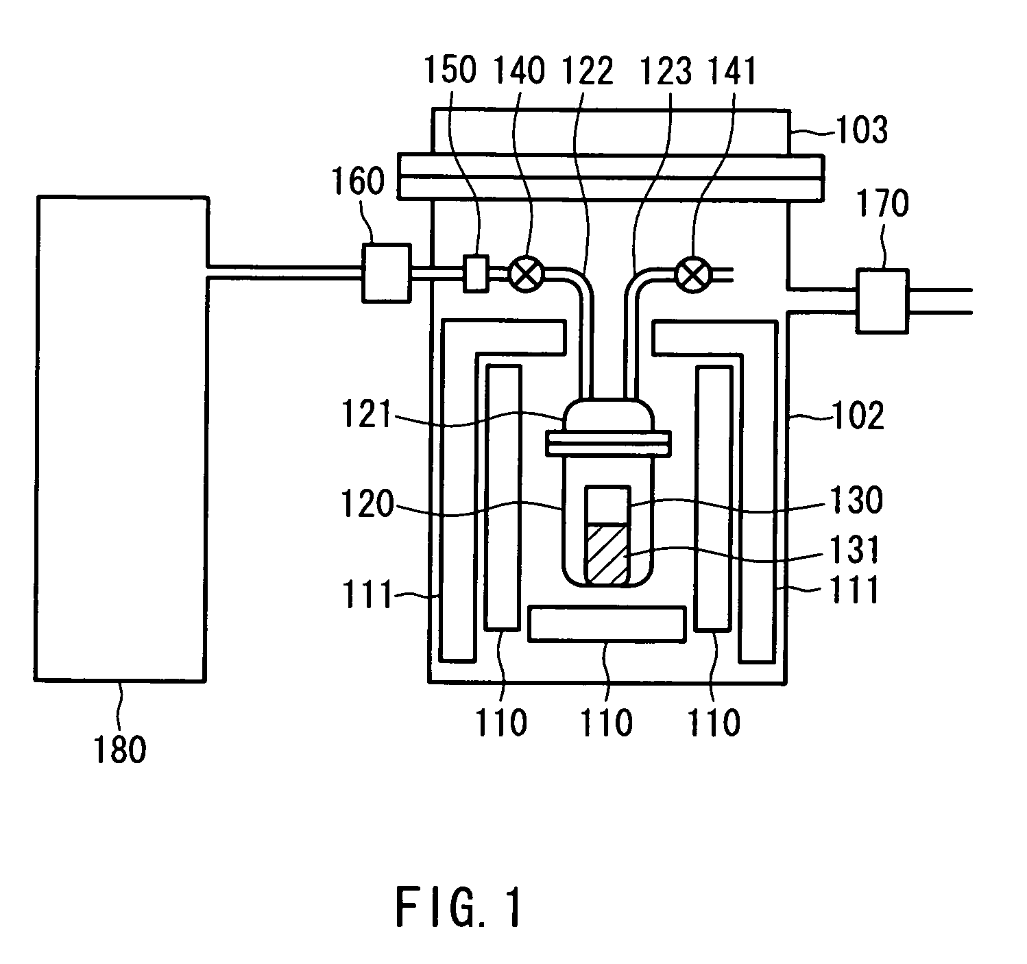 Apparatus for production of crystal of group III element nitride and process for producing crystal of group III element nitride