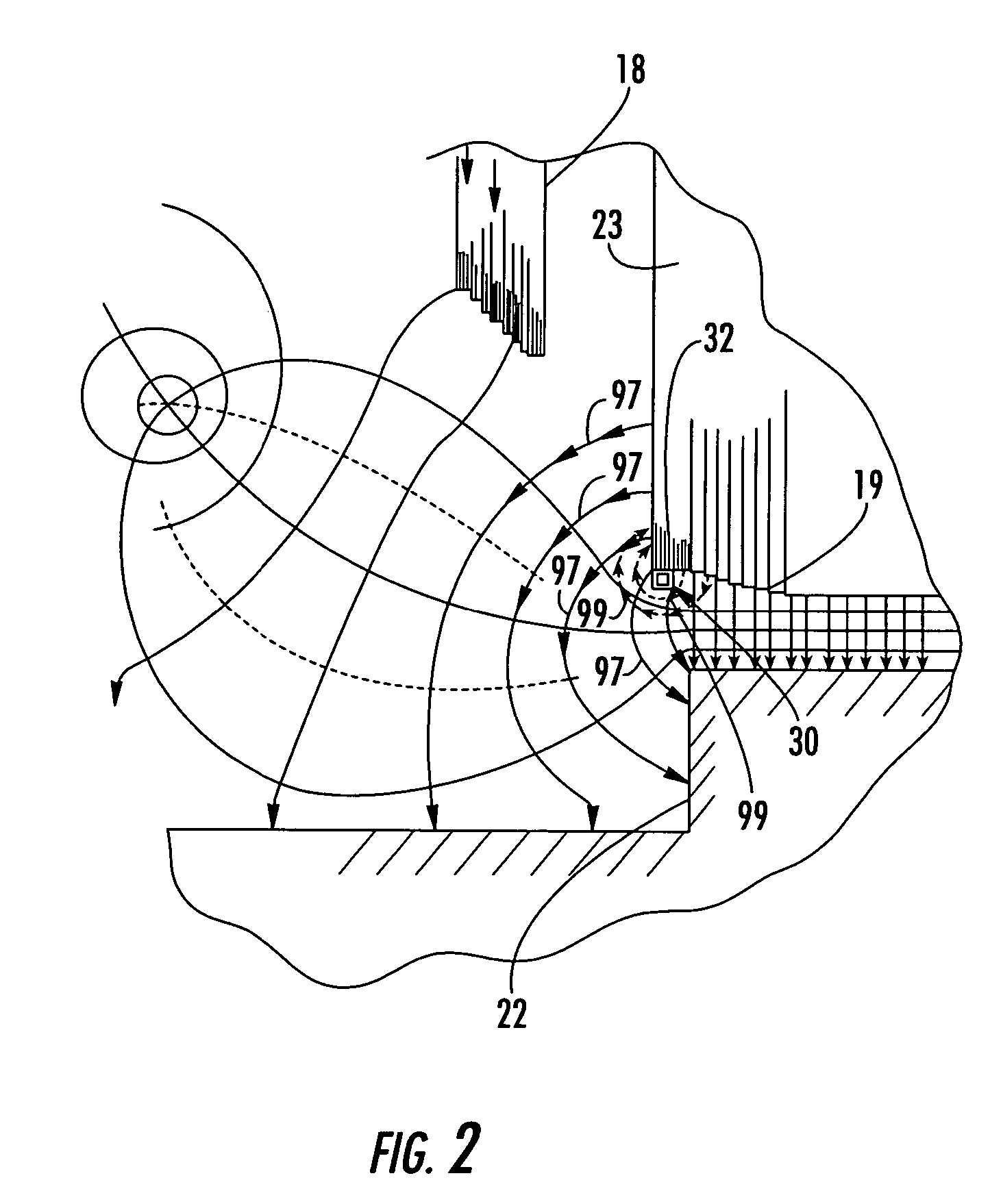 Counteracting magnetic field generator for undesired axial magnetic field component of a power generator stator and associated methods