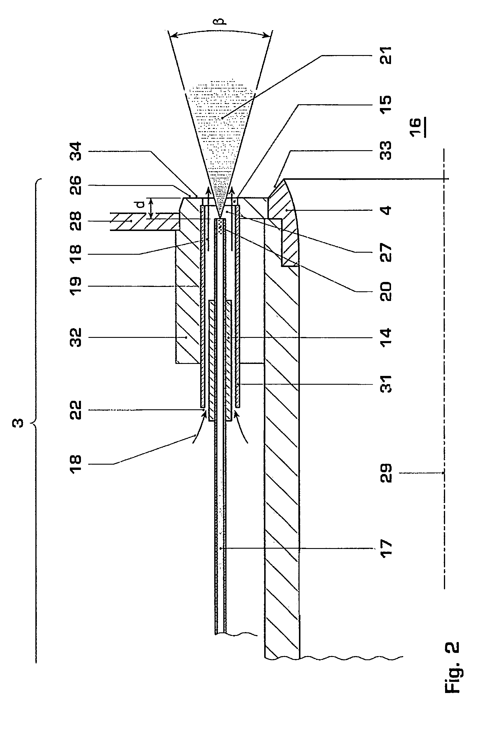 Burner for the operation of a heat generator and method of use