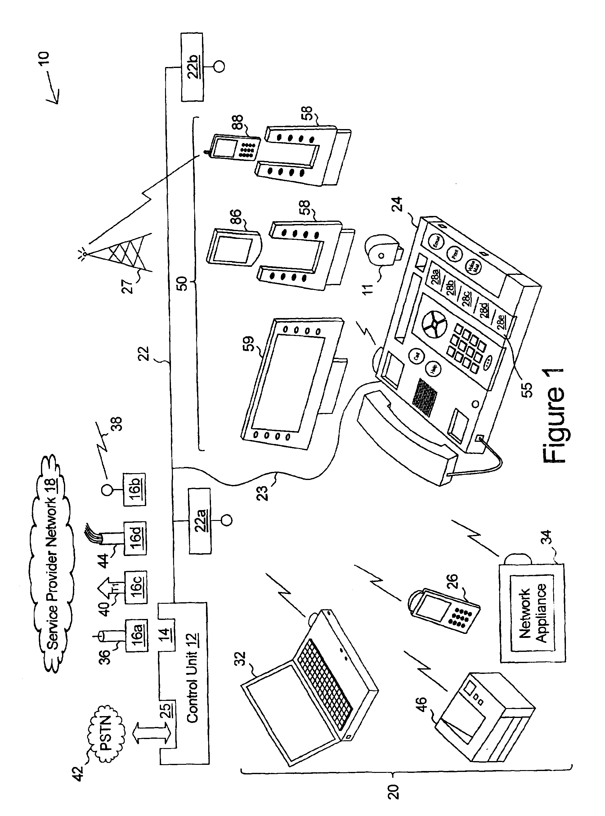 Multi-media communication system having programmable speed dial control indicia