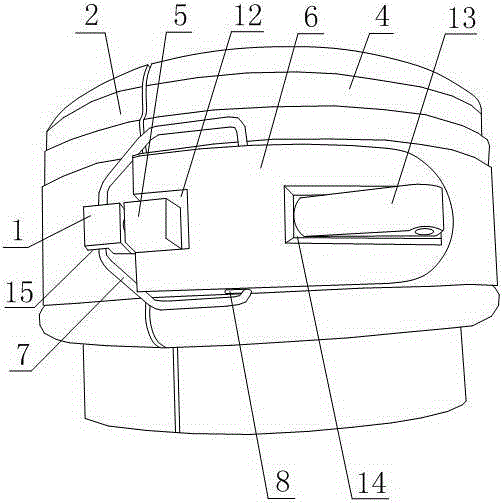 Sealing structure capable of sealing food