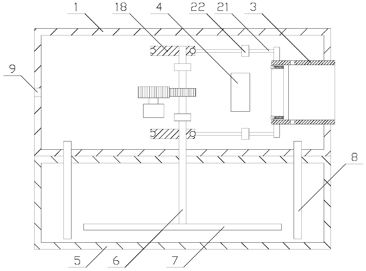 Heat dissipation type laser equipment with dust removal function for entertainment venues