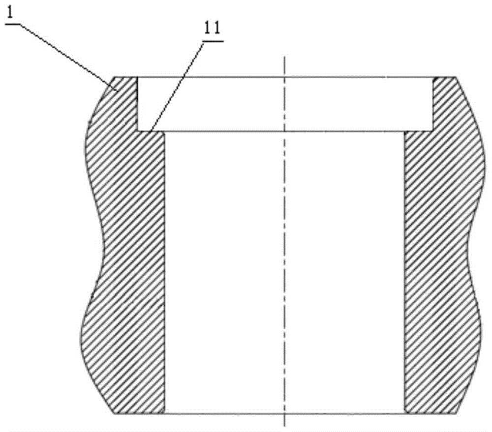 A connection structure between a detachable upper pipe seat and a guide pipe