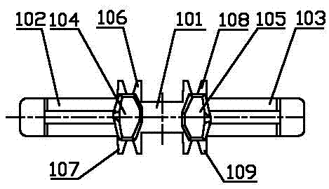 Annular iron inner core of rubber belt track