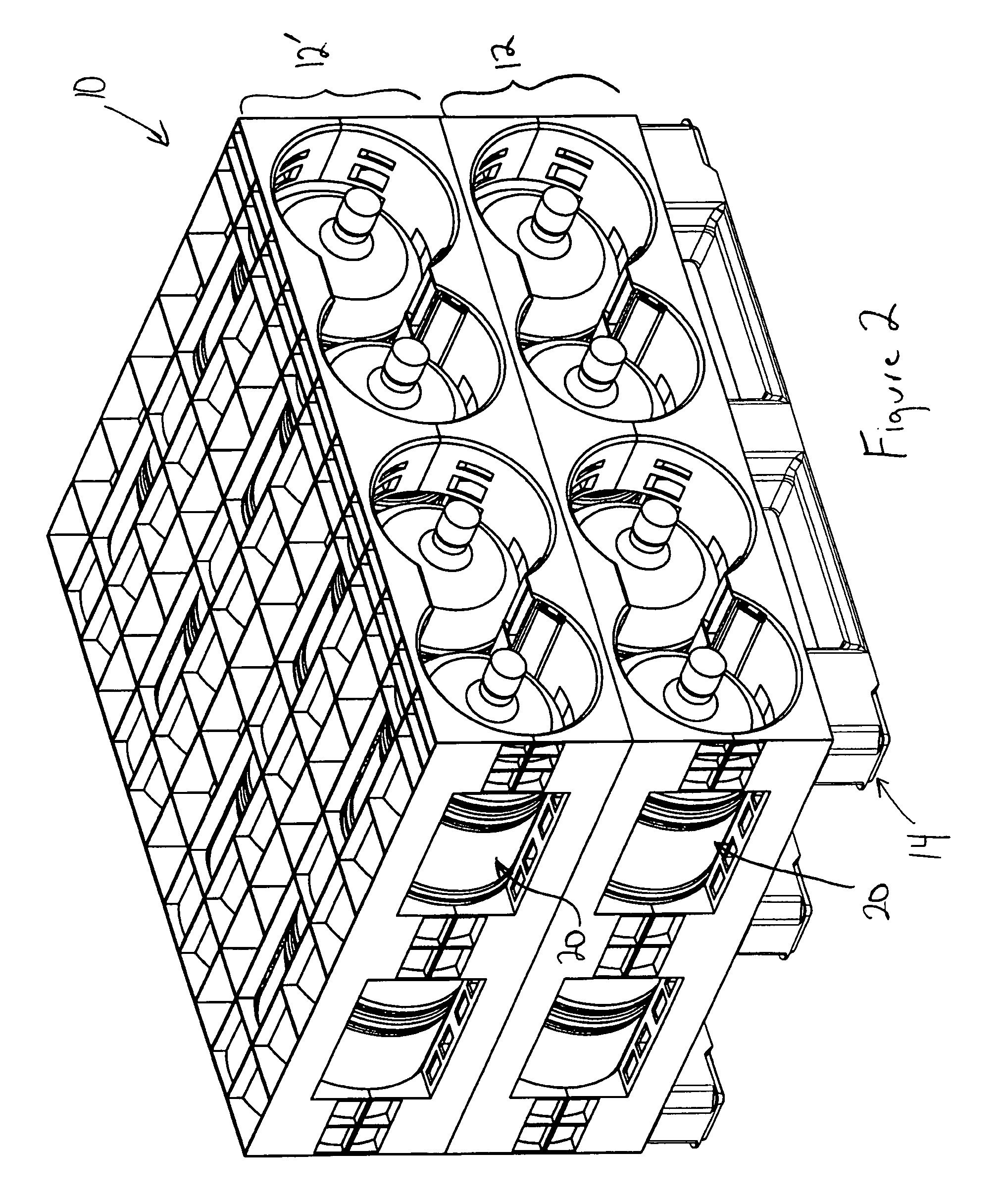 Rack for containers