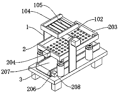 Raw material pre-sieving device for concrete preparation for civil engineering