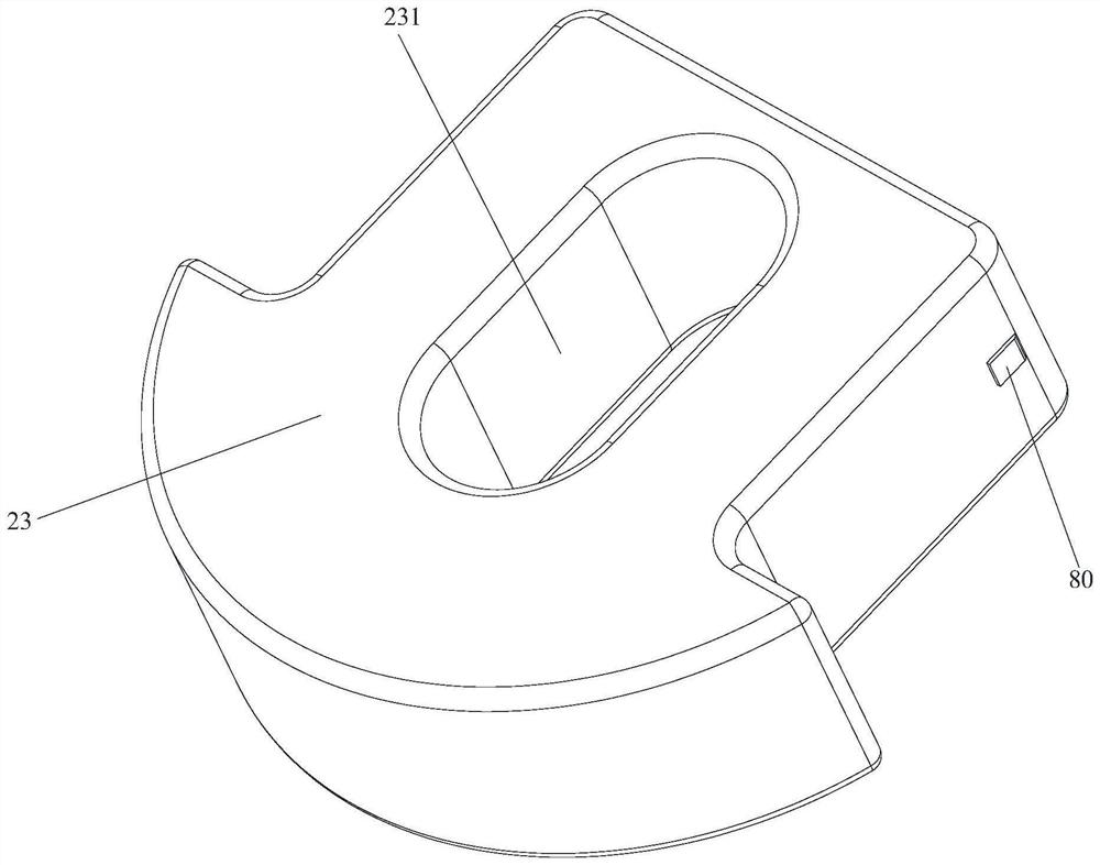 Temperature measuring device and compressor with same