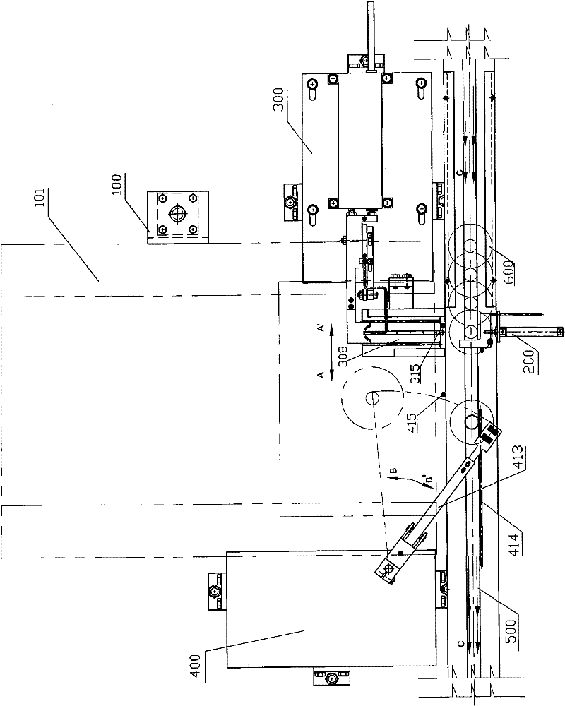 Fully automatic metal stretching and molding production line