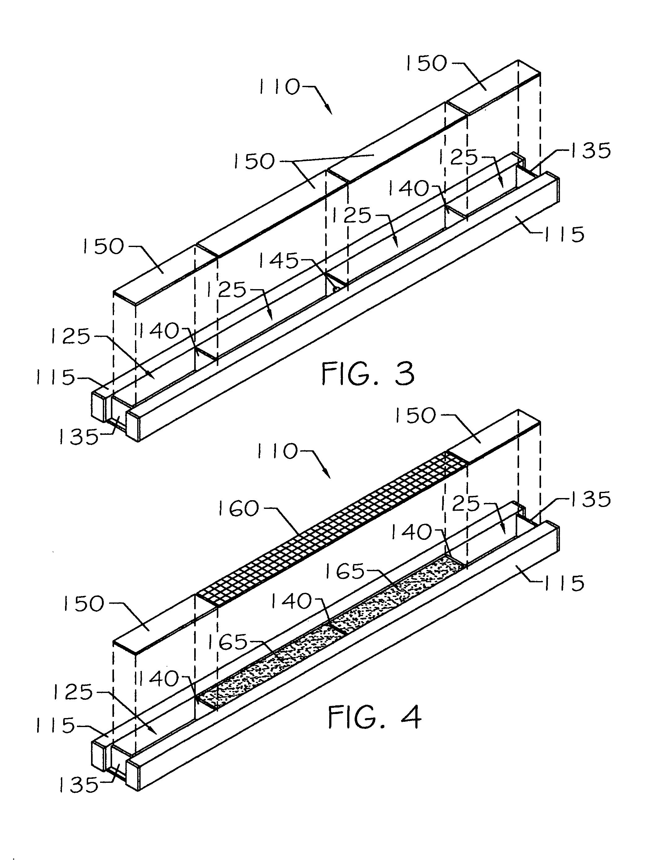 Segmental floating bulkhead assembly