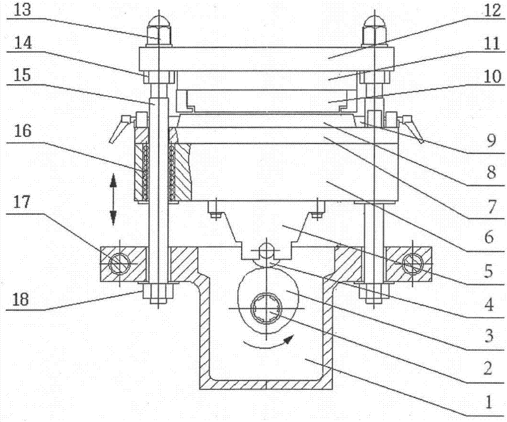 Die opening and closing mechanism for high-speed panel-type blister packing machine