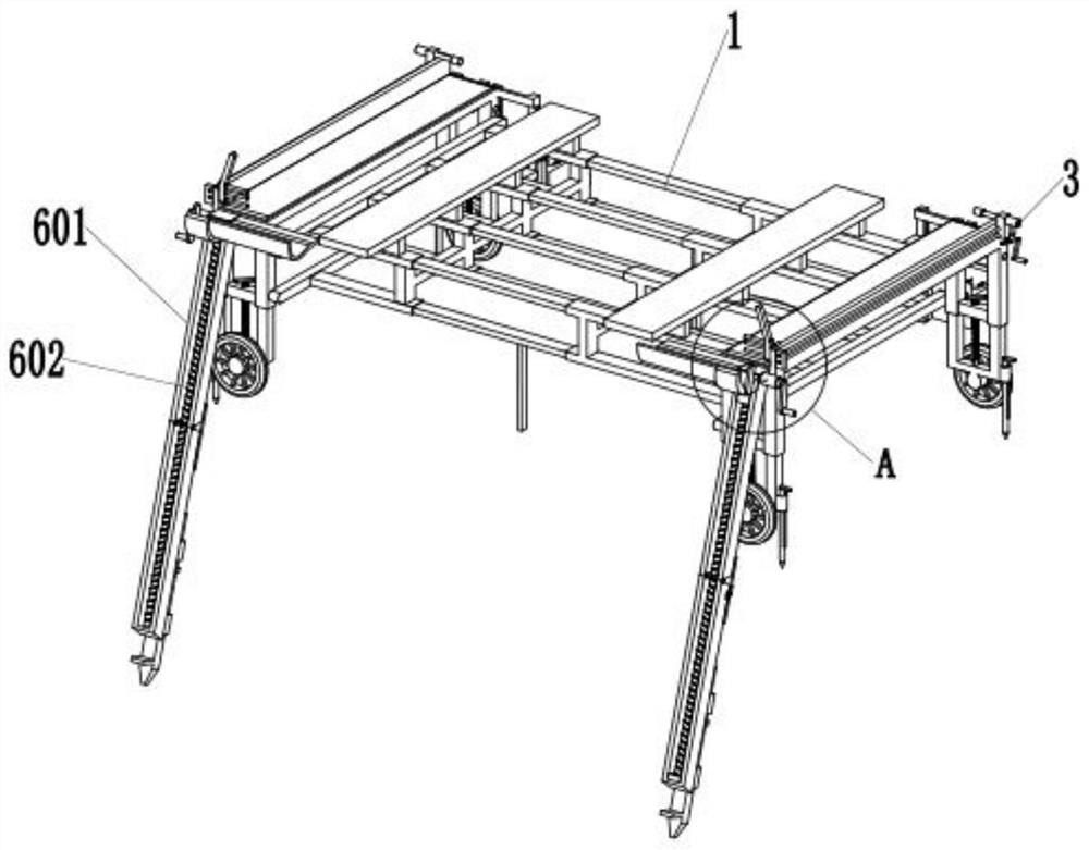 An underground power pipeline transfer device