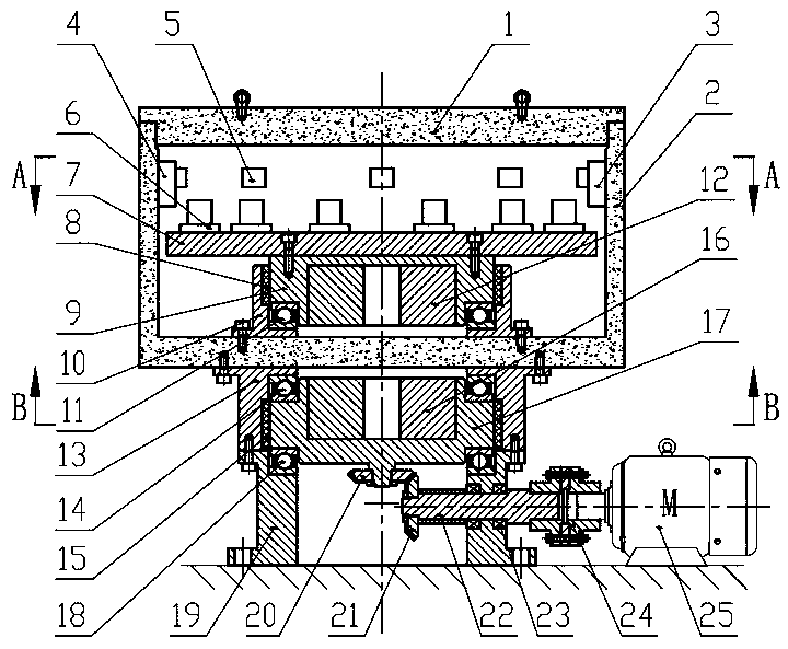 A rotary disc type high and low temperature impact test device