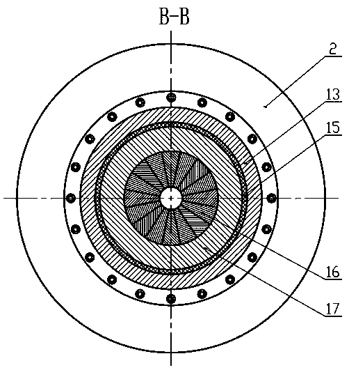 A rotary disc type high and low temperature impact test device