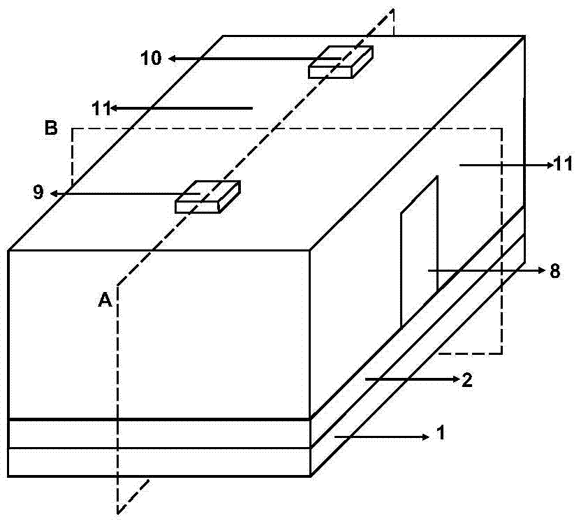 Anti-breakdown soi folded gate insulated tunneling bipolar transistor and manufacturing method thereof