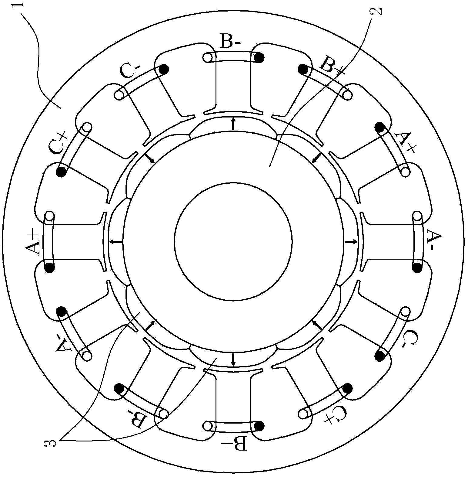 Permanent magnet for motor and design method thereof