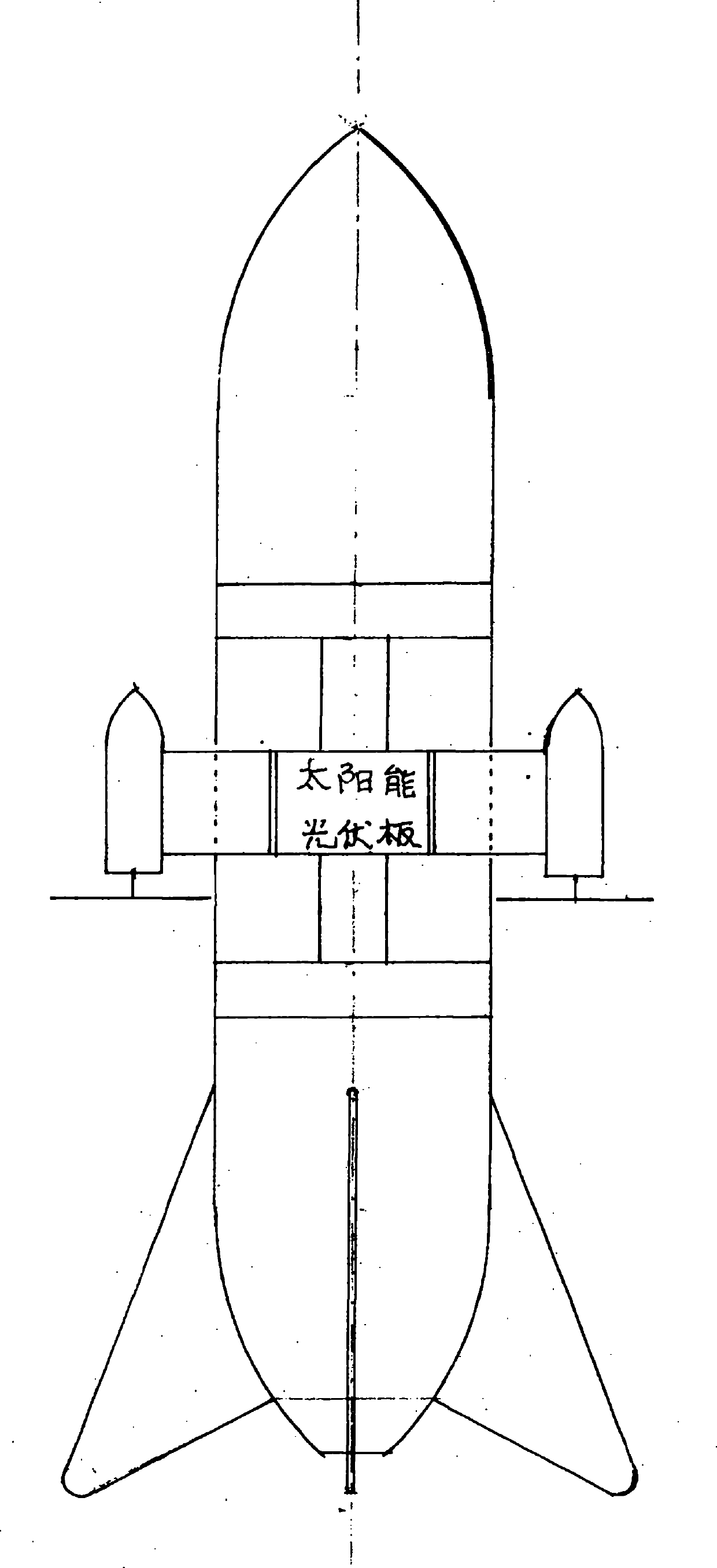 Solar-powered spaceship