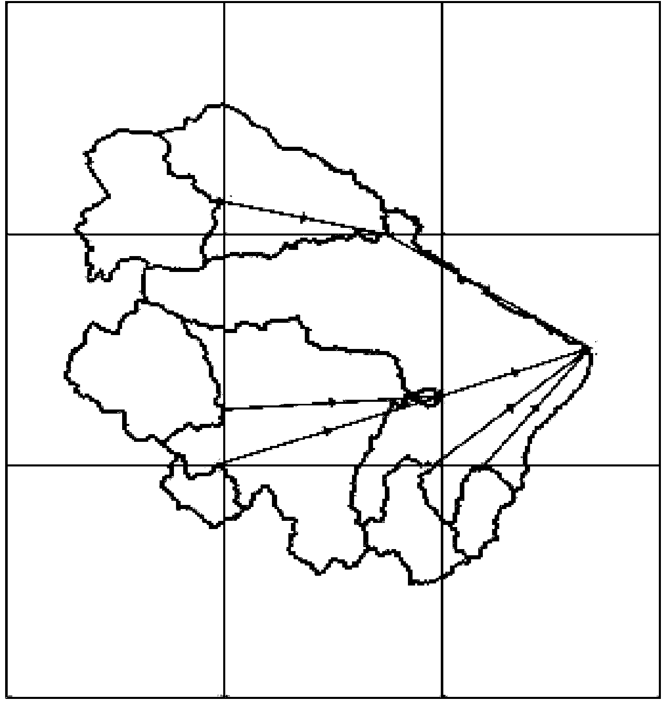 Sub-basin dividing and information extracting method based on IDL and Mapinfo