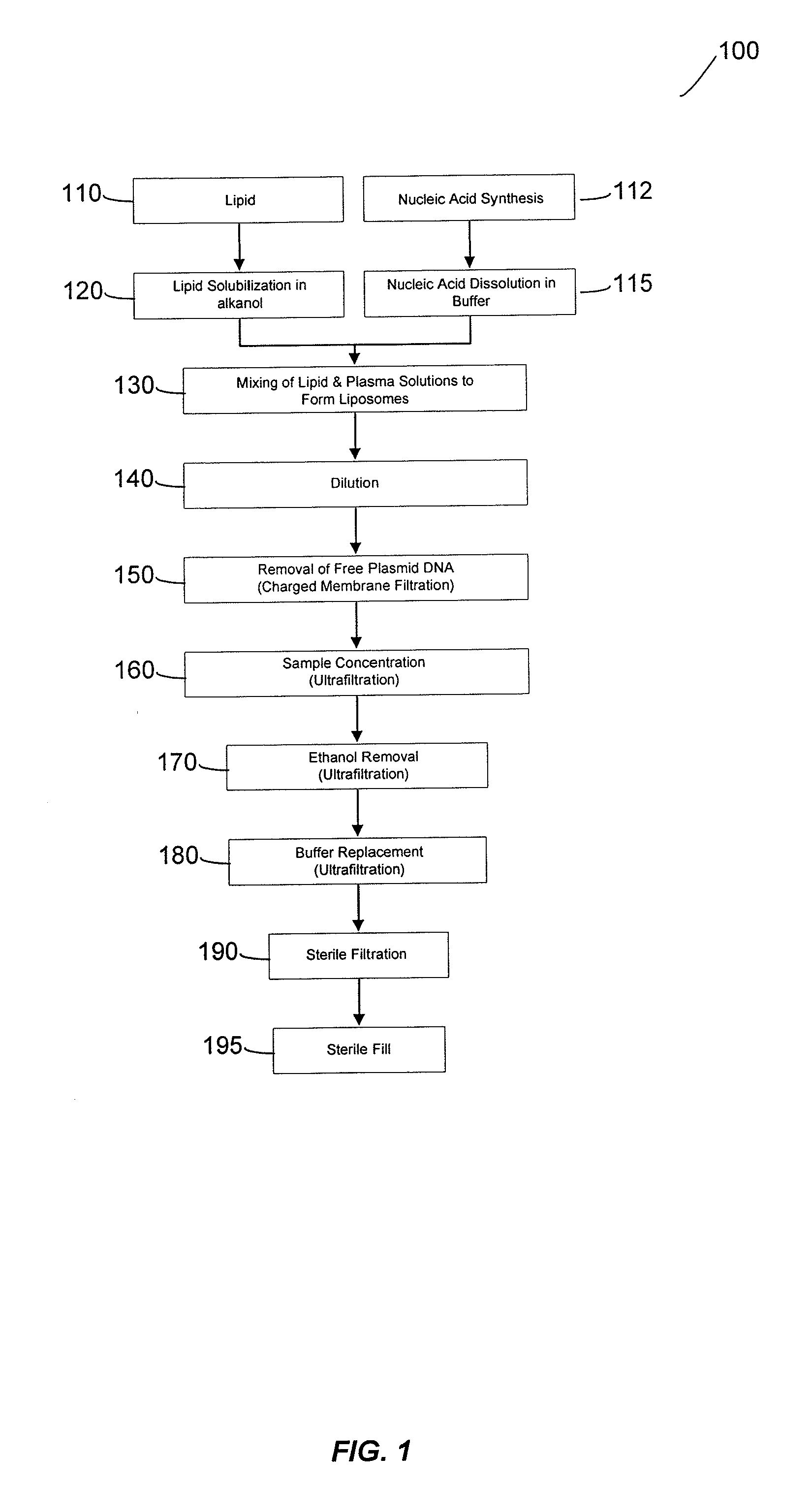 Liposomal apparatus and manufacturing method