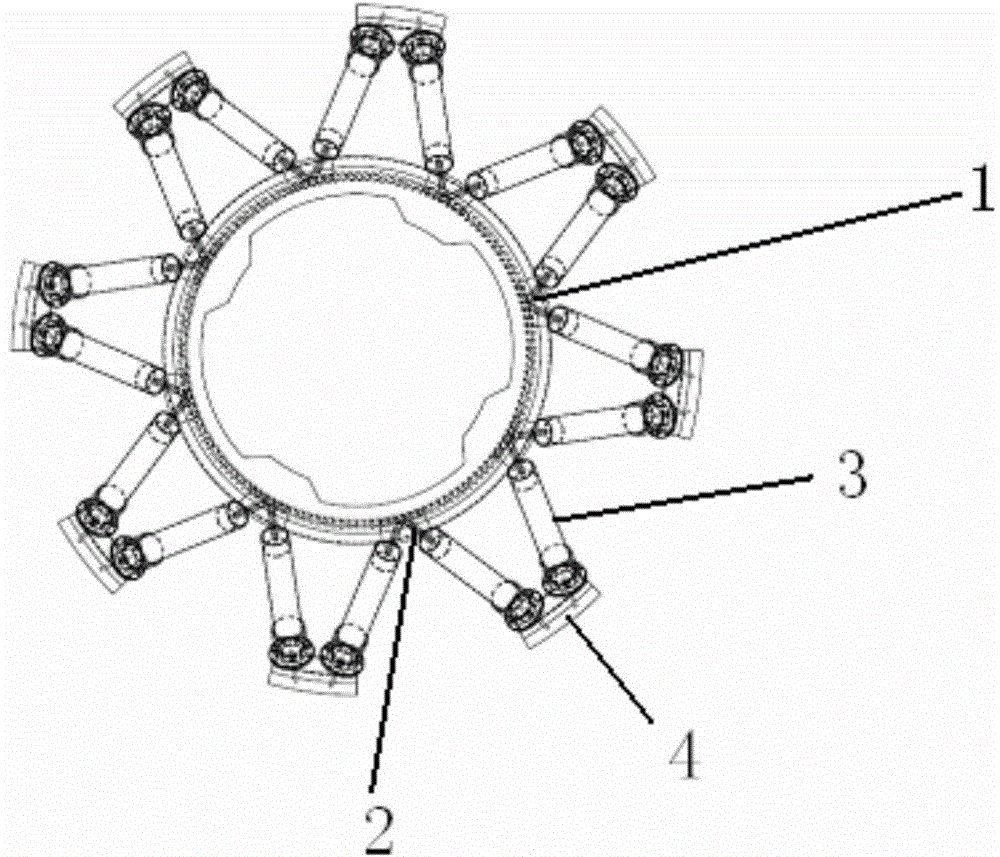 Damping pipe support type damping adapter