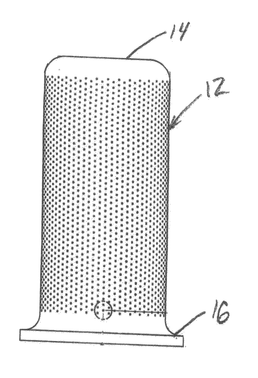 Cylindrical burner and method for making the same
