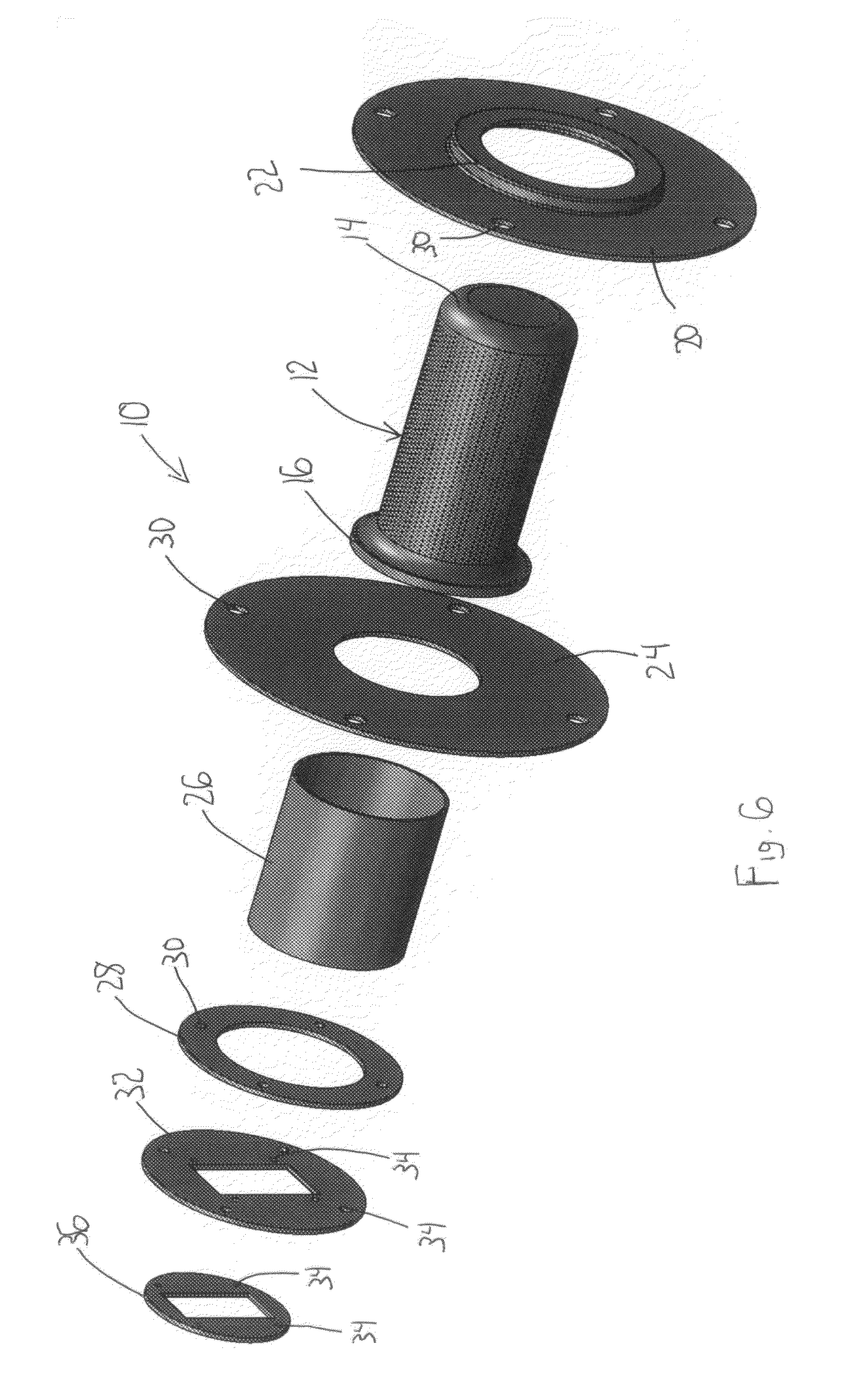 Cylindrical burner and method for making the same
