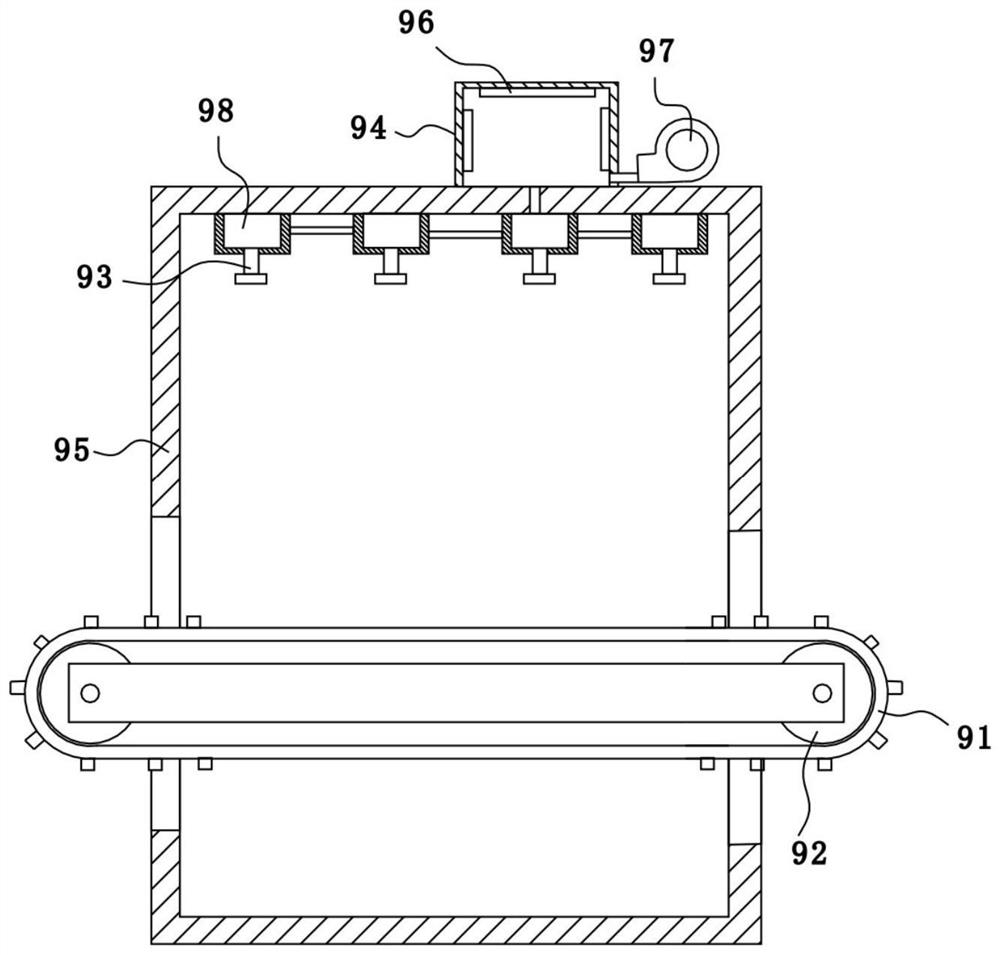 Automatic processing system used for glass fiber reinforced plastic pipeline