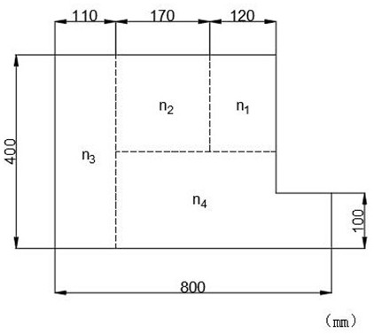 Multi-gradient radiation heat flow field simulation method in aerospace aircraft test