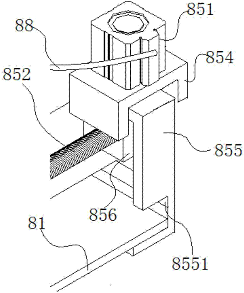 Magnetic suction damping fin production system and production method