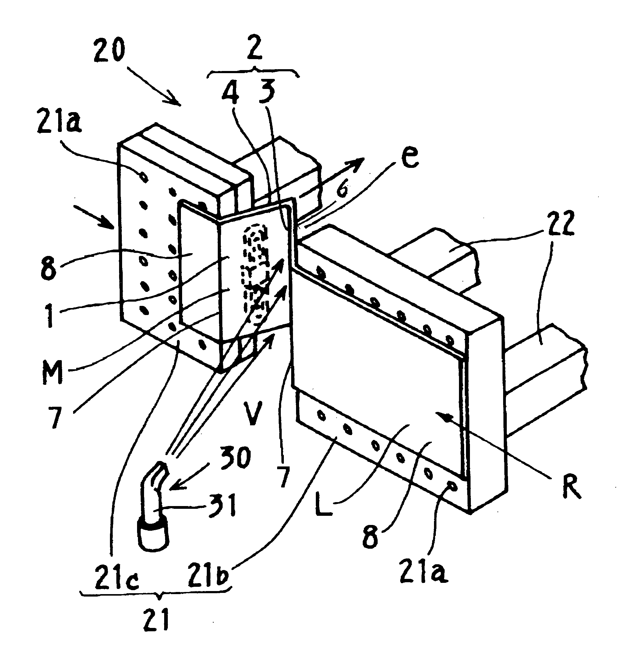 Label application device