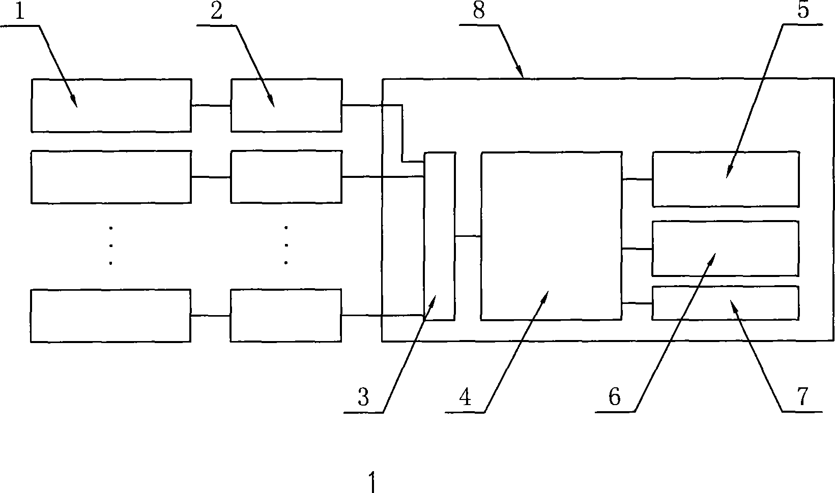Deadweight detection device for whole vehicle and detecting method thereof based on oil gas or air spring