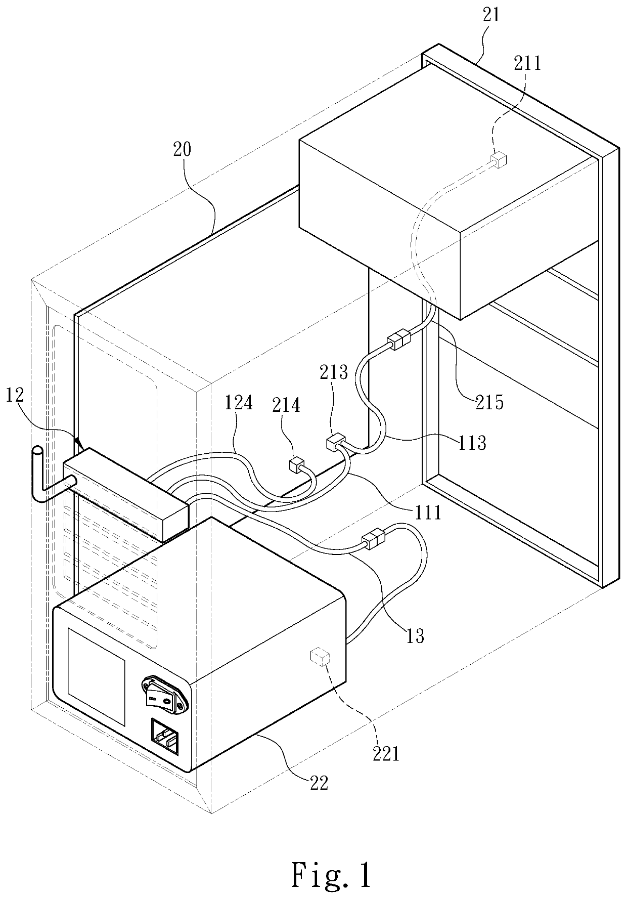 Internet-of-things-based computer on/off control expansion device and computer on/off control system