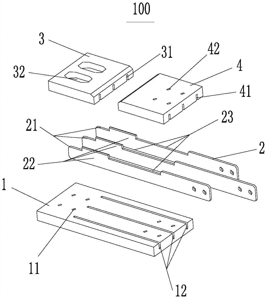 Connector and electrical connection device with the connector