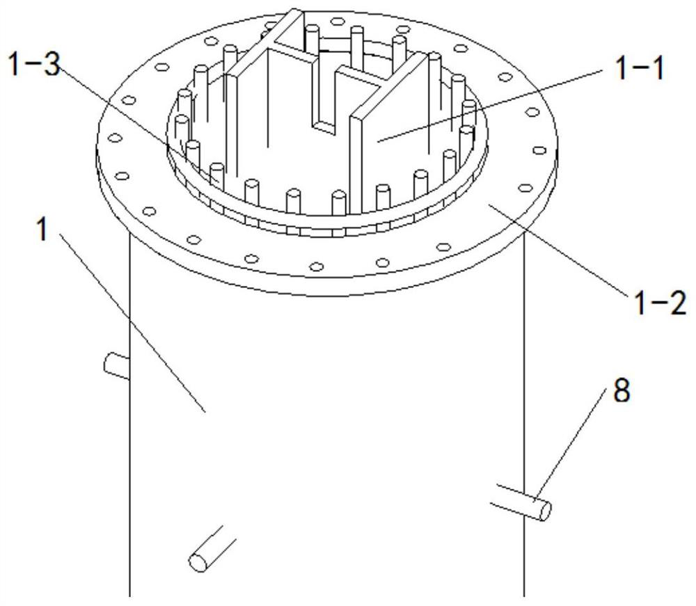 Concrete beam column connecting joint and temporary support mounting method