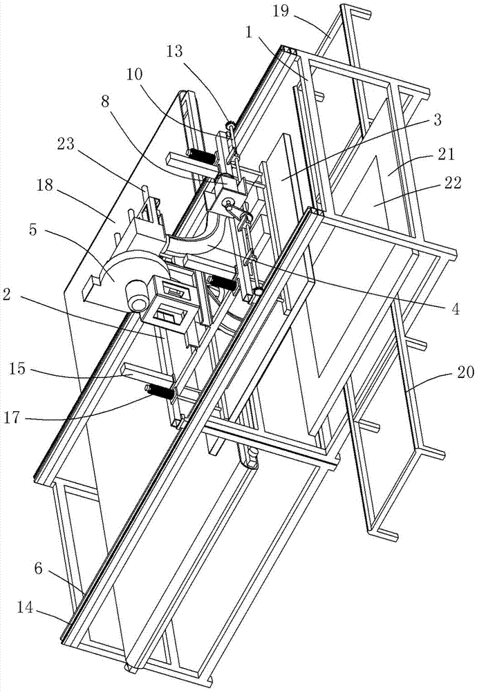 Mattress cotton pasting manipulator