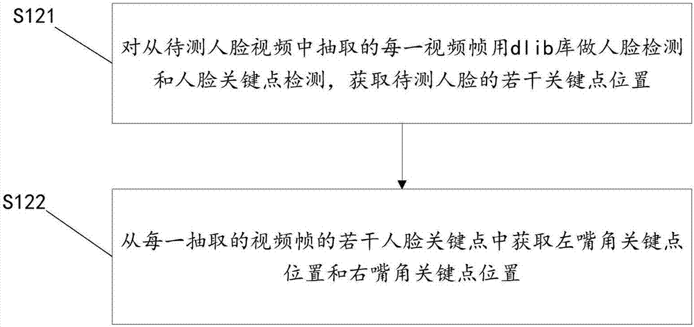 Smile motion detection method and device and in vivo recognition method and system