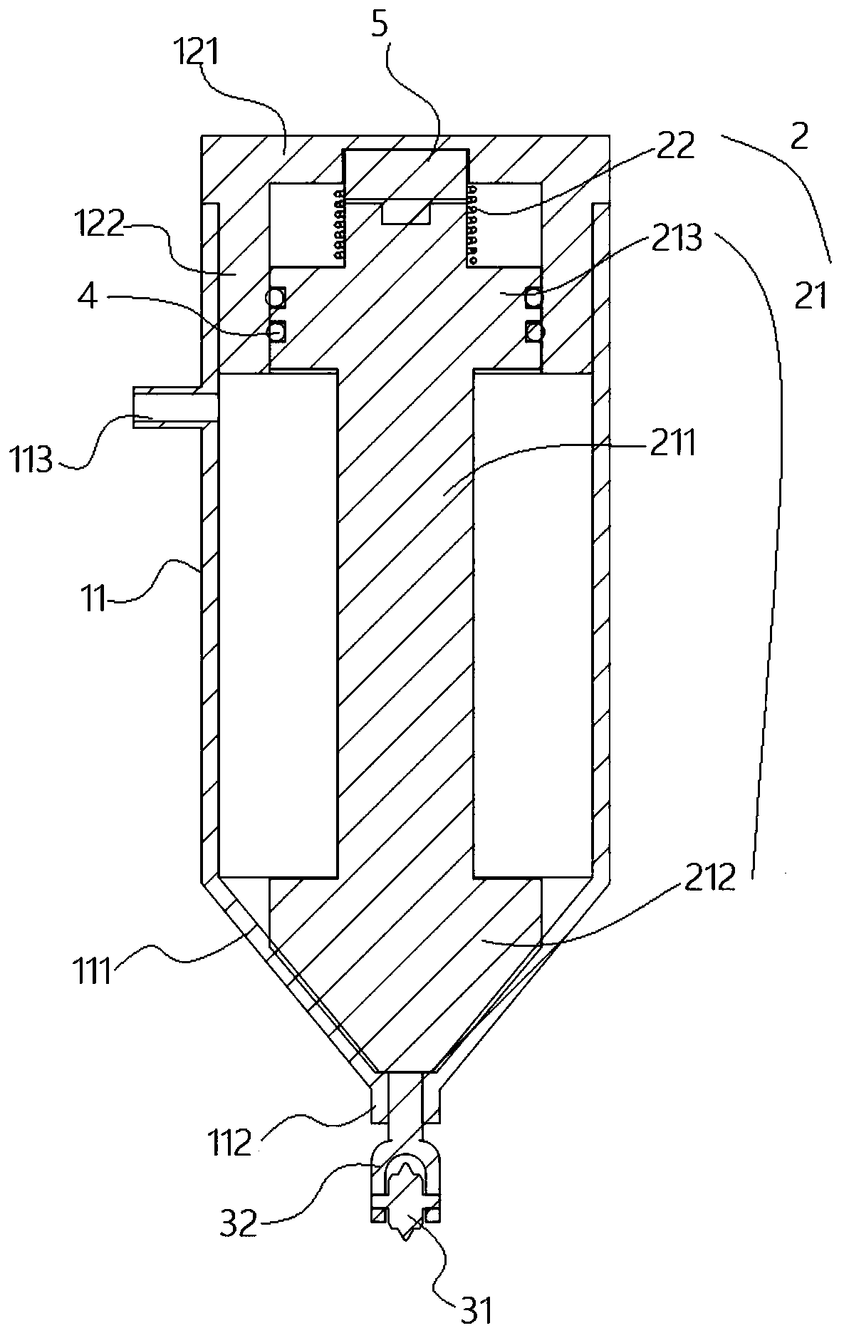 Automatic caulking device