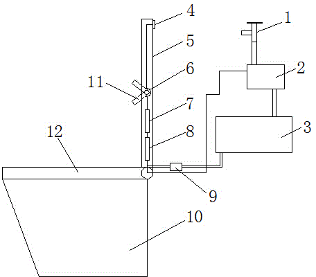 Non-electricity intelligent toilet cover