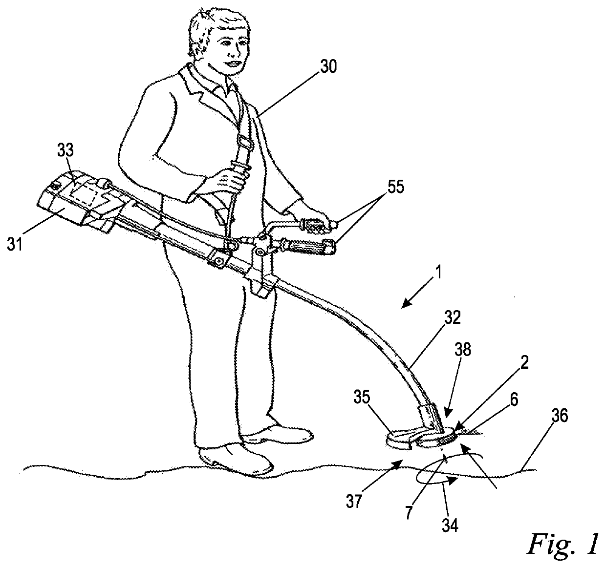 Trimmer Head with Residual Trimmer Line Indicator