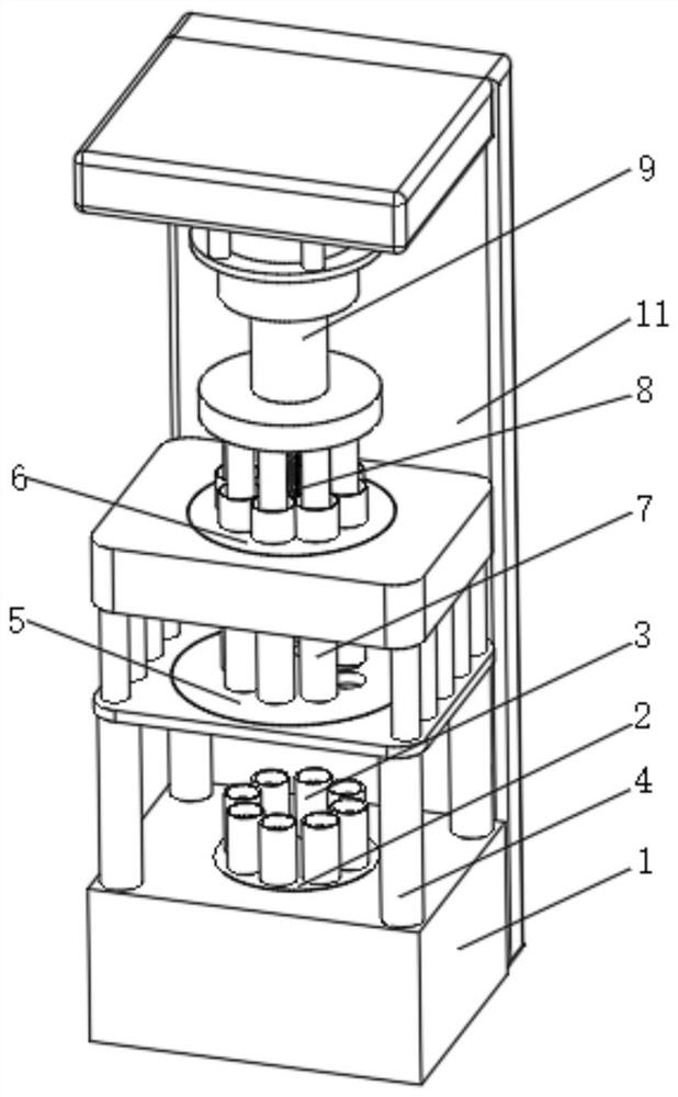 Automatic packaging device for lithium battery