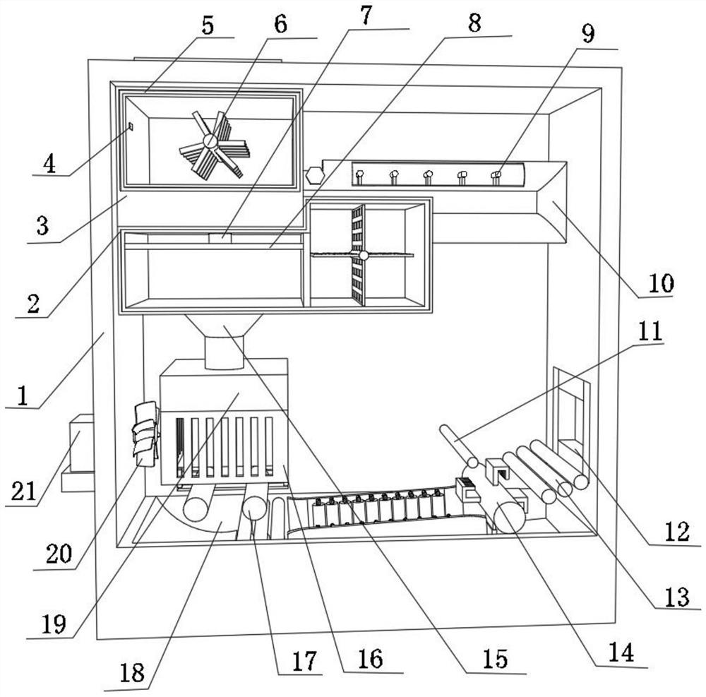 Extrusion shaping device for production of polystyrene decoration strip