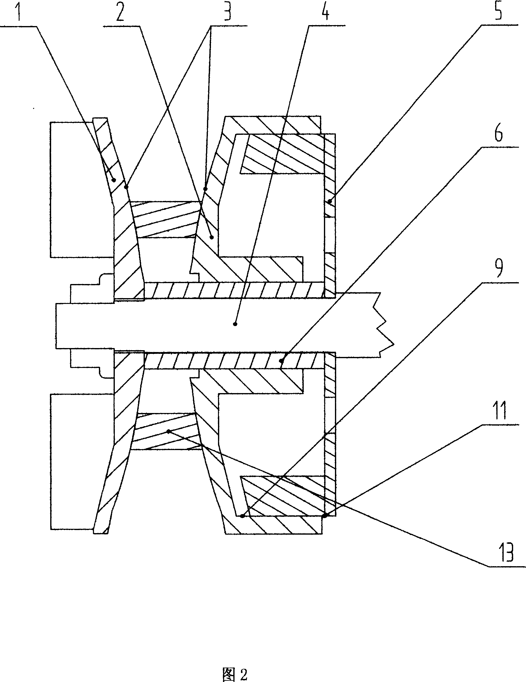 Stepless self-balancing variable speed drive disk unit of pedal type motorcycle